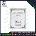 2015 new product china supplier award wooden with engraved metal plaques